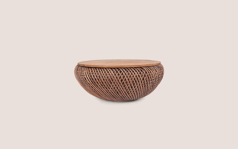 Wave Coffee Table Brown
