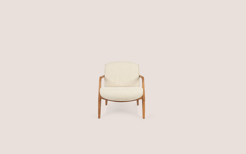 Jesse Lounge Chair - Pale Khaki