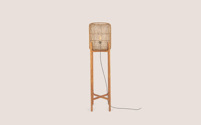 Aurora Standing Lamp - Rattan