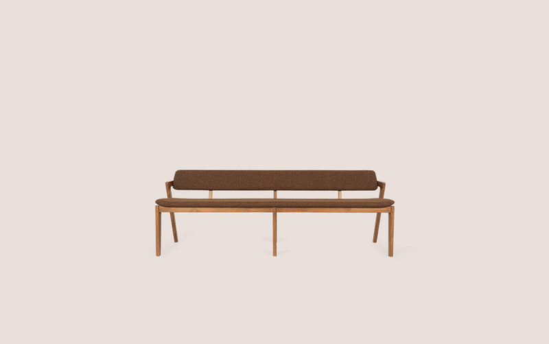 Noa Dining Table Bench Brown