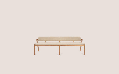 Noa Dining Table Bench Pale Khaki