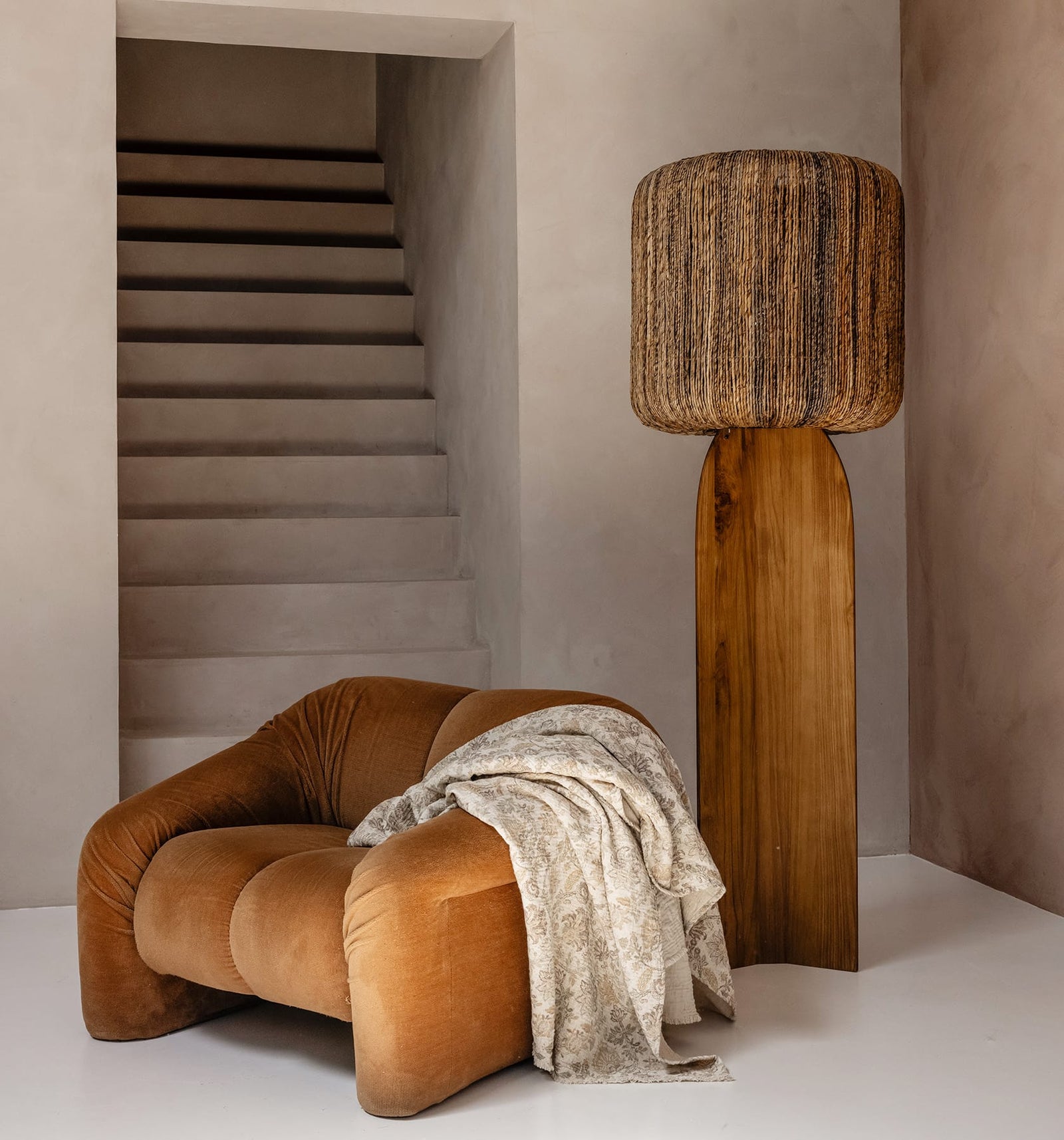 Orbit Standing Lamp - Abaca