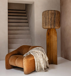 Orbit Standing Lamp - Abaca