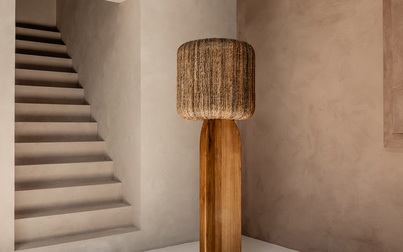 Orbit Standing Lamp - Abaca
