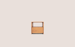 Tess Bed Side 1 Drawer 1 Open Rack