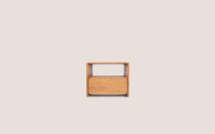 Tess Bed Side 1 Drawer 1 Open Rack
