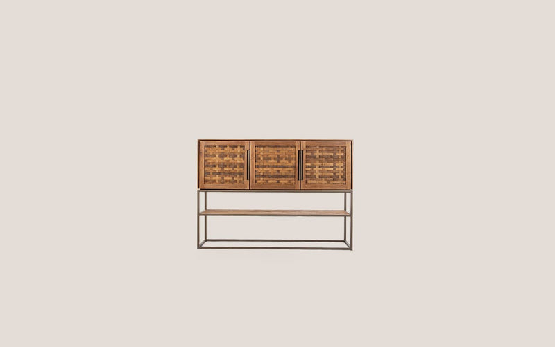 Karma Pure High Dresser 3 Doors 1 Open Rack (Second Chance)
