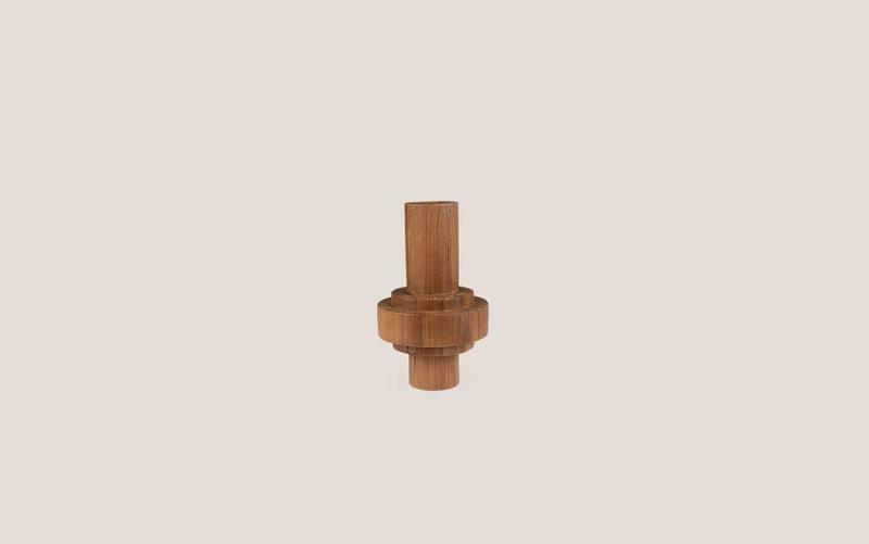 Cylinder Wood Vases