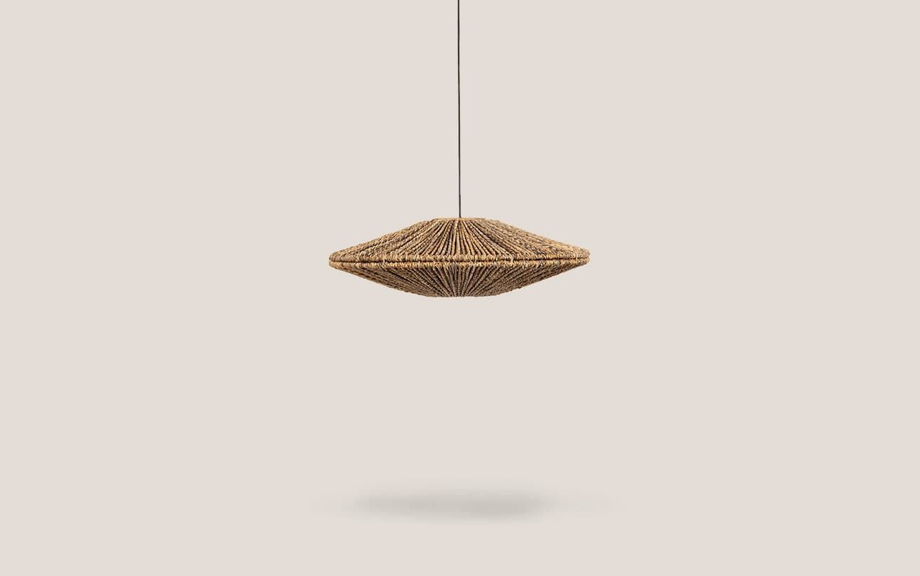 Cymbal Lamp Abaca