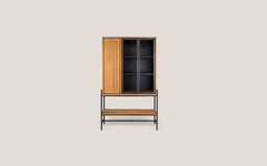 Outline Cabinet 3 Doors 2 Glass