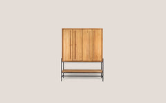 Outline Cabinet 4 Doors 1 Open Rack